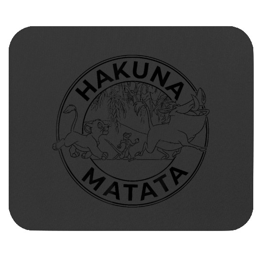 disneys The Lion King Hakuna Matata Friendship Circle Mouse Pads