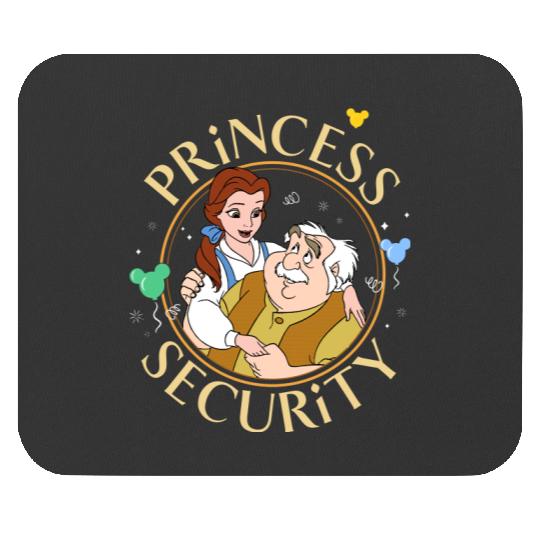Maurice And Belle Princess Security Mouse Pads, Beauty And The Beast, Disney Dad Mouse Pads