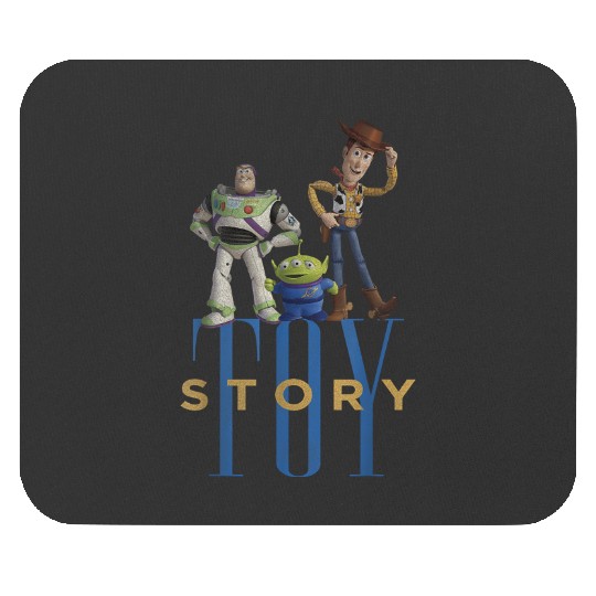 disneys pixars Toy Story Woody Buzz Alien Simple Text Mouse Pads