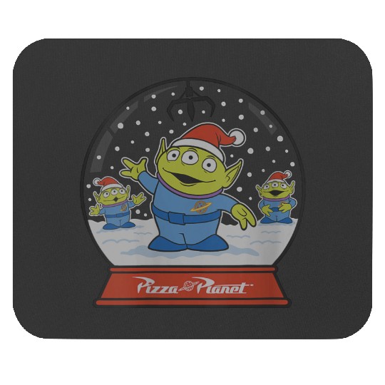disneys pixars Toy Story Alien Claw Snowglobe Christmas Mouse Pads