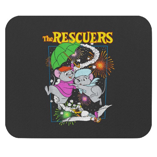 Disney The Rescuers Bernard Miss Bianca Fireworks Poster Gifts Trend Mouse Pads