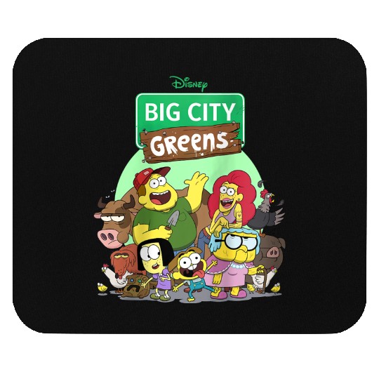 disneys Big City Greens Family Group Raglan Mouse Pads
