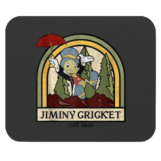 disneys Pinocchio Jiminy Cricket Established 1940 Mouse Pads