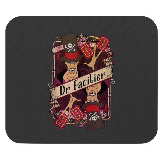 disneys The Princess And The Frog Dr Facilier Playing Card Mouse Pads