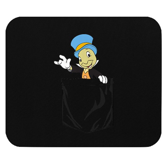 disneys Pinocchio Jiminy Cricket Faux Pocket Mouse Pads
