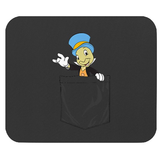 disneys Pinocchio Jiminy Cricket Faux Pocket Mouse Pads