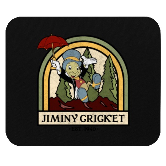 disneys Pinocchio Jiminy Cricket Established 1940 Mouse Pads