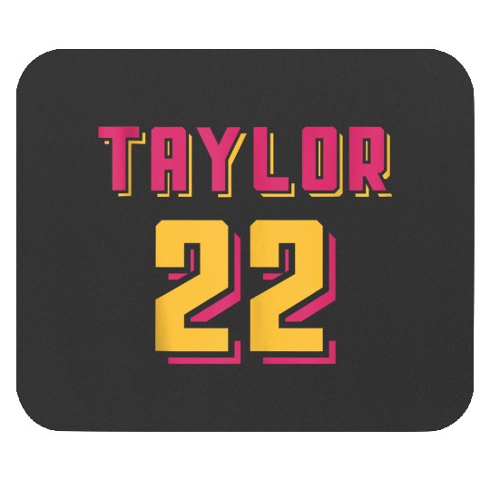 Discover First Name Taylor Pink Numbers Taylor 22 For Kids Boys Girls  Gifts Mouse Pads