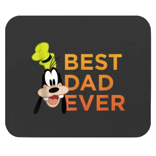 Disney Mickey And Friends Fathers Day Goofy Best Dad Ever Mouse Pads