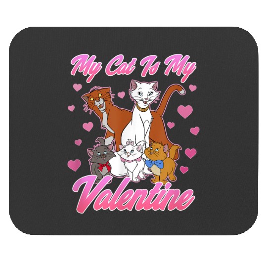 Disney Aristocats Valentines Day My Cat Is My Va Mouse Pads