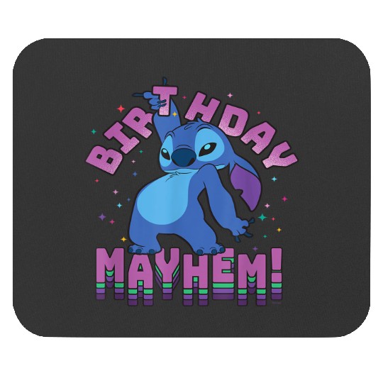 Disney Lilo & Stitch Disco Dance Birthday Mayhem Mouse Pads