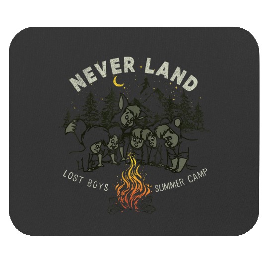disneys Peter Pan Lost Boys Neverland Summer Camp Mouse Pads
