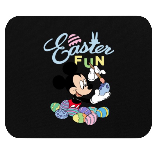 Disney Mickey Mouse Easter Fun Painting Eggs0 Mouse Pads