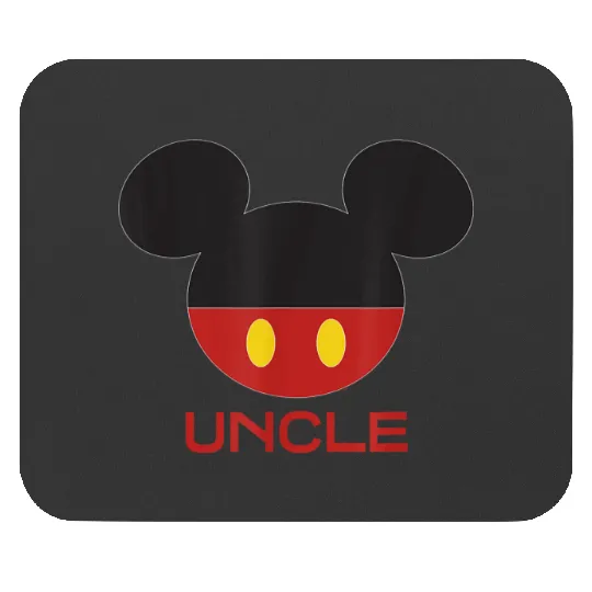 Disney Mickey Mouse Icon Shorts Uncle Birthday F Mouse Pads