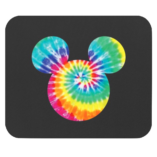 Disney Mickey Mouse Icon Rainbow Tie Dye Short S Mouse Pads