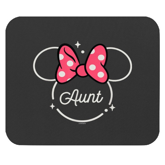 Disney Minnie Mouse Aunt Family Head Icon Magic Mouse Pads