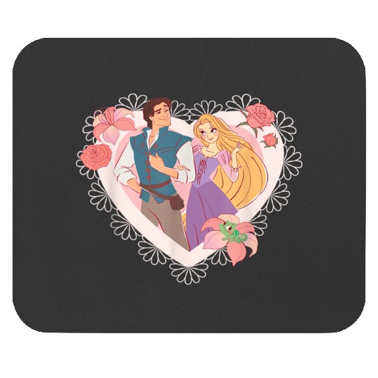 Disney Princess Rapunzel & Flynn Rider Valentine Mouse Pads