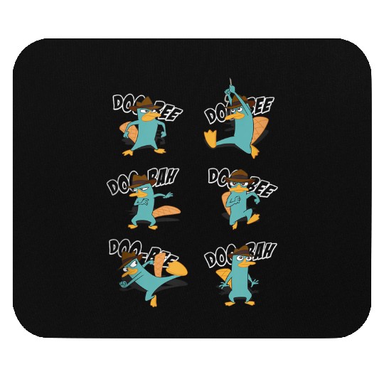 disneys Phineas And Ferb Doo Bee Doo Bee Doo Bah Perry Mouse Pads