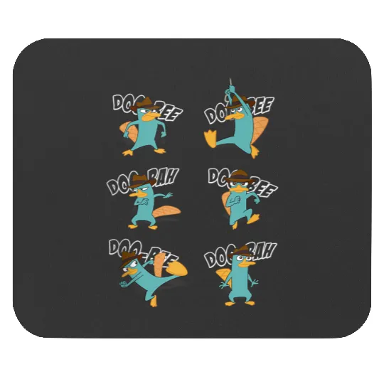 disneys Phineas And Ferb Doo Bee Doo Bee Doo Bah Perry Mouse Pads