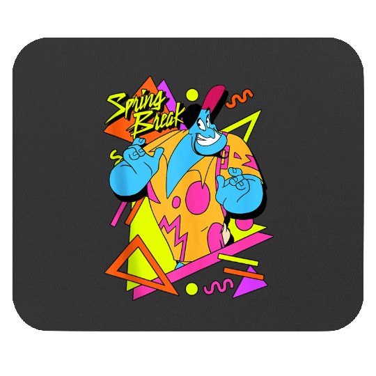 disneys Aladdin Genie Spring Break 90's Style Portrait Mouse Pads