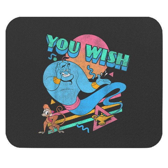 disneys Princess Genie Abu You Wish Eighties Symbols Mouse Pads