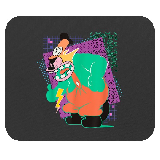disneys Villains Peg leg Pete Retro 90s Vivid Colors Mouse Pads
