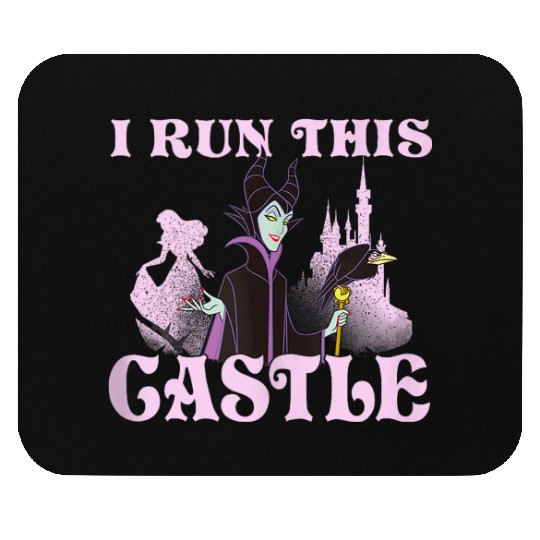 Disney Sleeping Beauty Aurora Maleficent I Run This Castle Mouse Pads