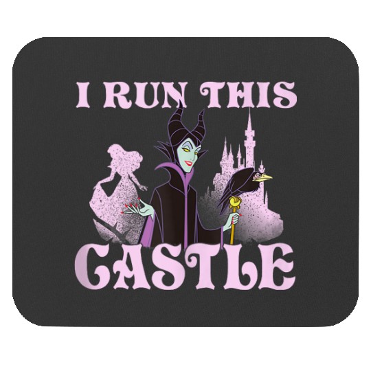 Disney Sleeping Beauty Aurora Maleficent I Run This Castle Mouse Pads