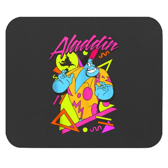 Disney Aladdin Genie 90s Style Retro Vintage Portrait Mouse Pads