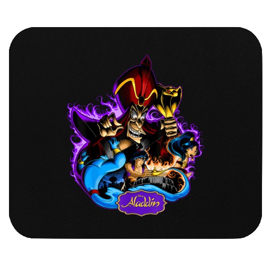Disney Aladdin Jafar Genie Jasmine Art Graphic T Mouse Pads