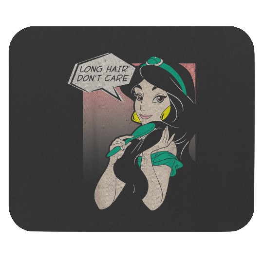 Disney Aladdin Jasmine Long Hair Dont Care Comic Mouse Pads
