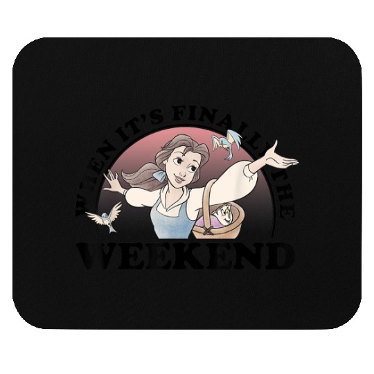 Disney Beauty And the Beast Belle Finally The We Mouse Pads