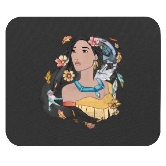 Disney Pocahontas Dreamcatcher Watercolor Tee Mouse Pads