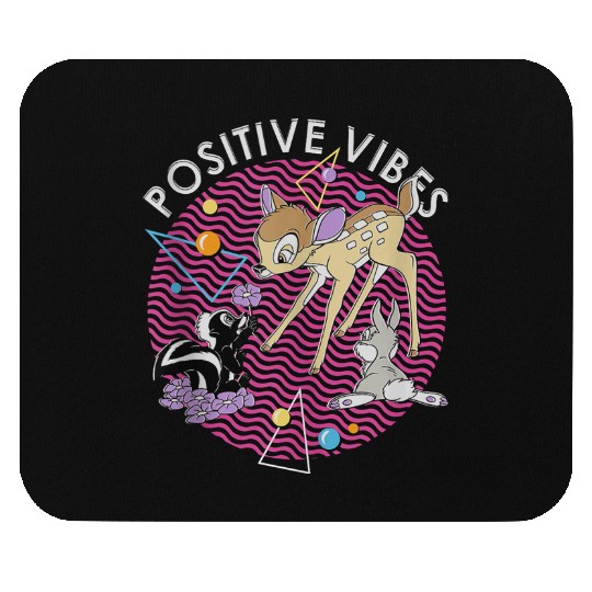 disneys Bambi Thumper And Flower Positive Vibes 90s Mouse Pads