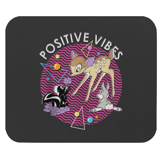 disneys Bambi Thumper And Flower Positive Vibes 90s Mouse Pads