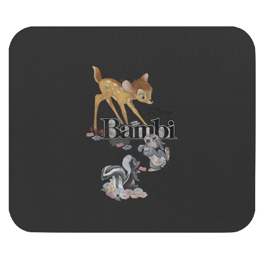 Disney Bambi Classic Group Shot Title Logo Mouse Pads