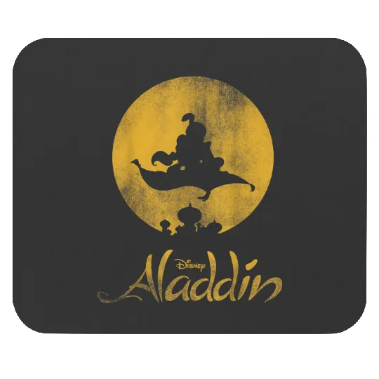 Disney Aladdin Magic Carpet Ride Silhouette Grap Mouse Pads