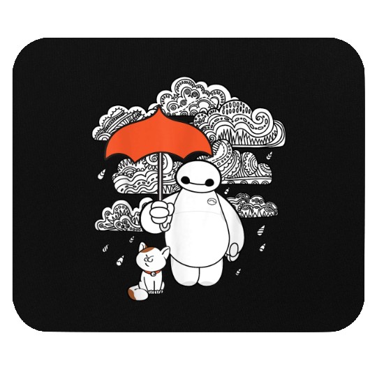 Disney Big Hero 6 Baymax Patterned Rain Clouds P Mouse Pads