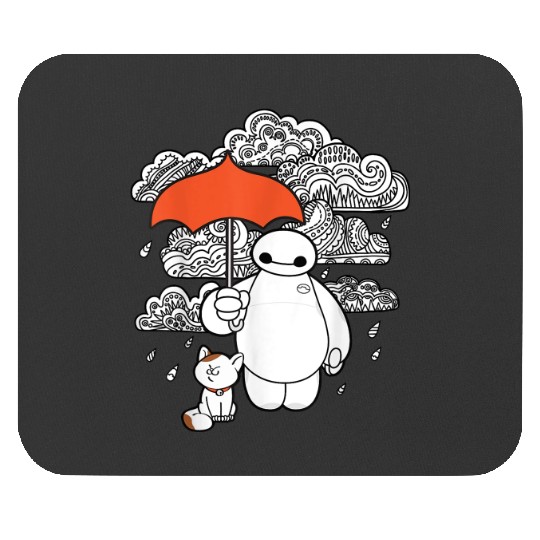 Disney Big Hero 6 Baymax Patterned Rain Clouds P Mouse Pads