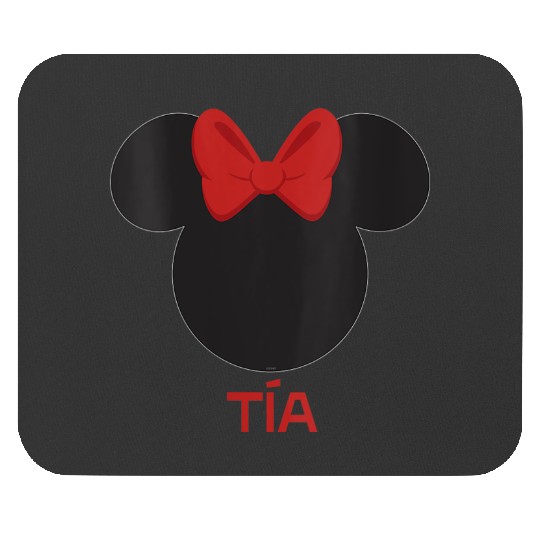 Disneys Minnie Mouse Ta Aunt Red Bow Family Da De La Madre Mouse Pads