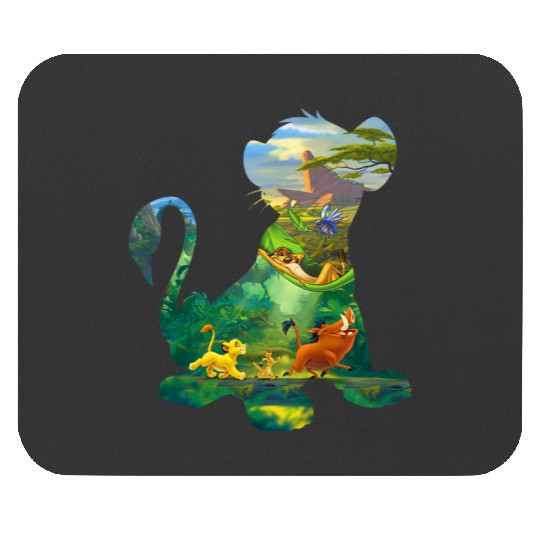 Kids disneys The Lion King Simba Hakuna Matata Filled Logo Kids Mouse Pads