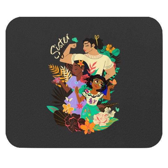 Disney Encanto Sister Goals Mirabel Luisa Isabel Mouse Pads