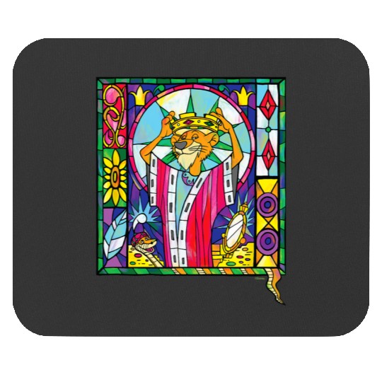 Disney Villains Prince John Robin Hood Stained Glass Window Mouse Pads