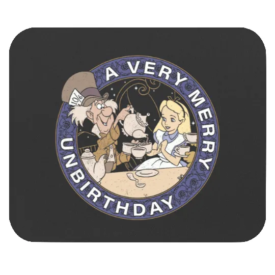 Disney Alice In Wonderland Mad Hatter Un-Birthday Mouse Pads