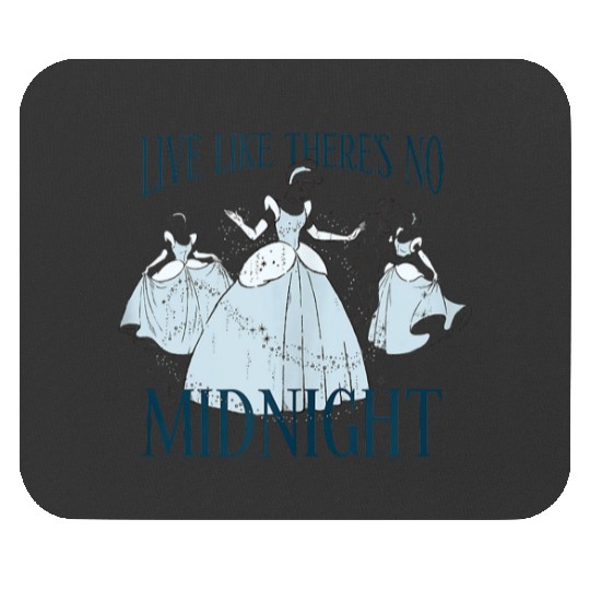 Disney Cinde Cinde Live Like Theres No Midnight Mouse Pads