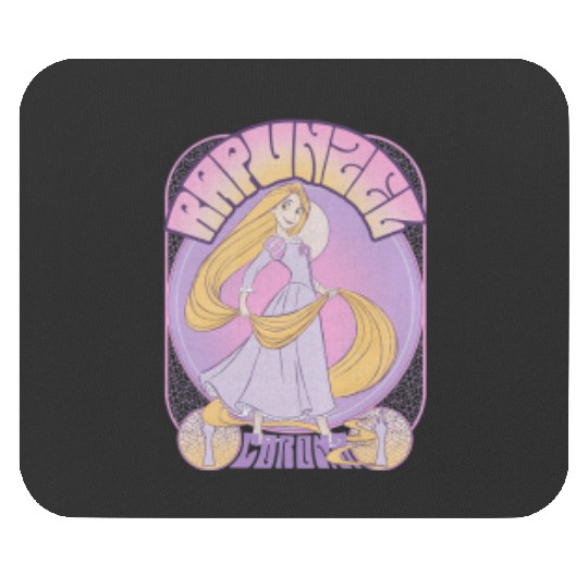 Disney Tangled Rapunzel Seventies Retro Poster Mouse Pads
