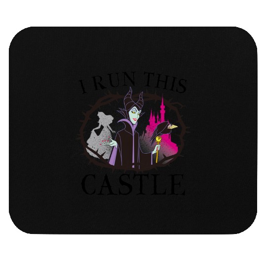 Disney Sleeping Beauty Maleficent Runs This Castle Mouse Pads