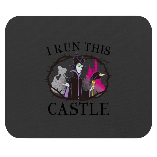 Disney Sleeping Beauty Maleficent Runs This Castle Mouse Pads