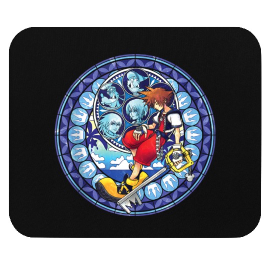 Disneys Kingdom Hearts Sora Stained Glass Mouse Pads