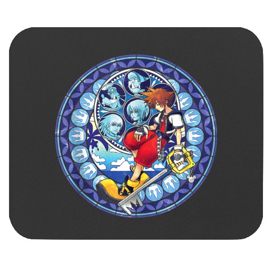 Disneys Kingdom Hearts Sora Stained Glass Mouse Pads
